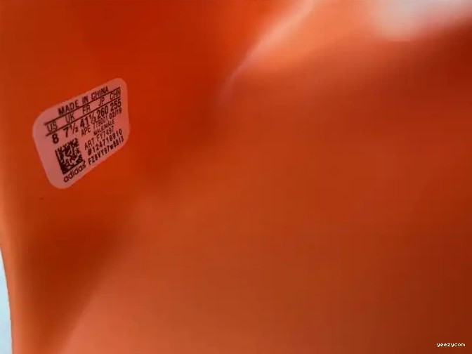 Slide Orange Yeezy Adidas FY7497 0531